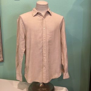 Perry Ellis linen blend button up. Size large